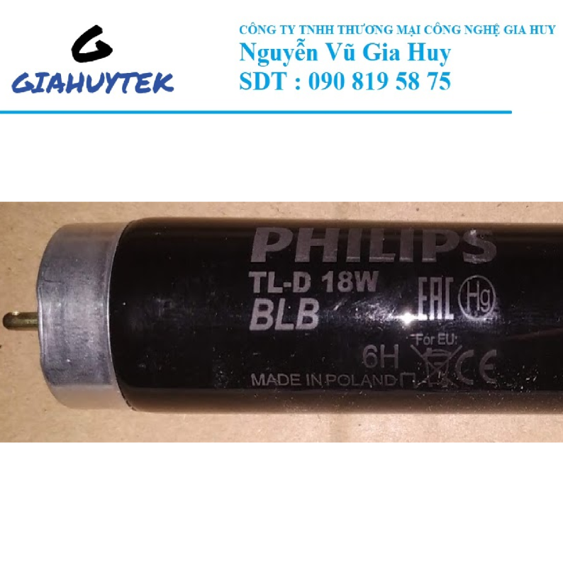 Bóng Đèn UV Cho Tủ So Màu Philips TL-D BLB 18W